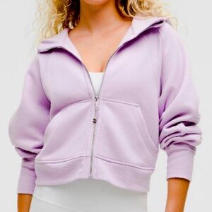 lululemon athletica Light Purple Zip-Up Hoodie